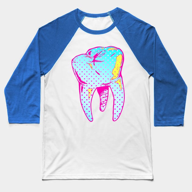 Tooth Be Told... Baseball T-Shirt by caprisundad